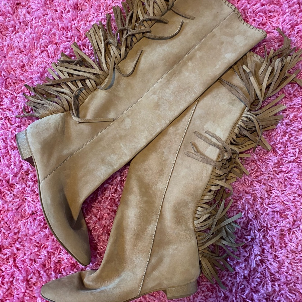 Zara Fringe Boots